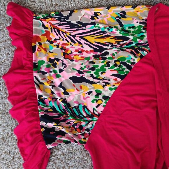 Beeson River Soft Knit top with short bell sleeves Med - Picture 8 of 9